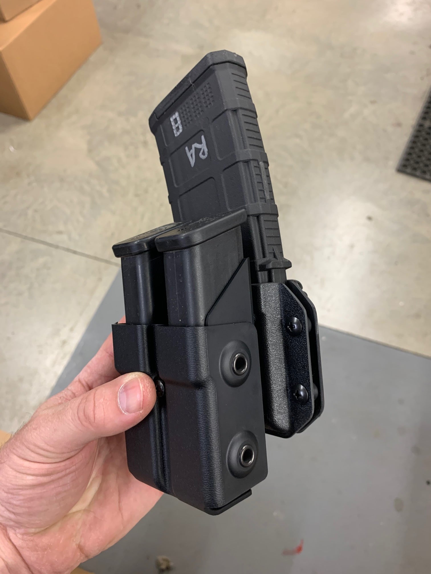 Mounting Double Mag Cases to AR Mag Cases