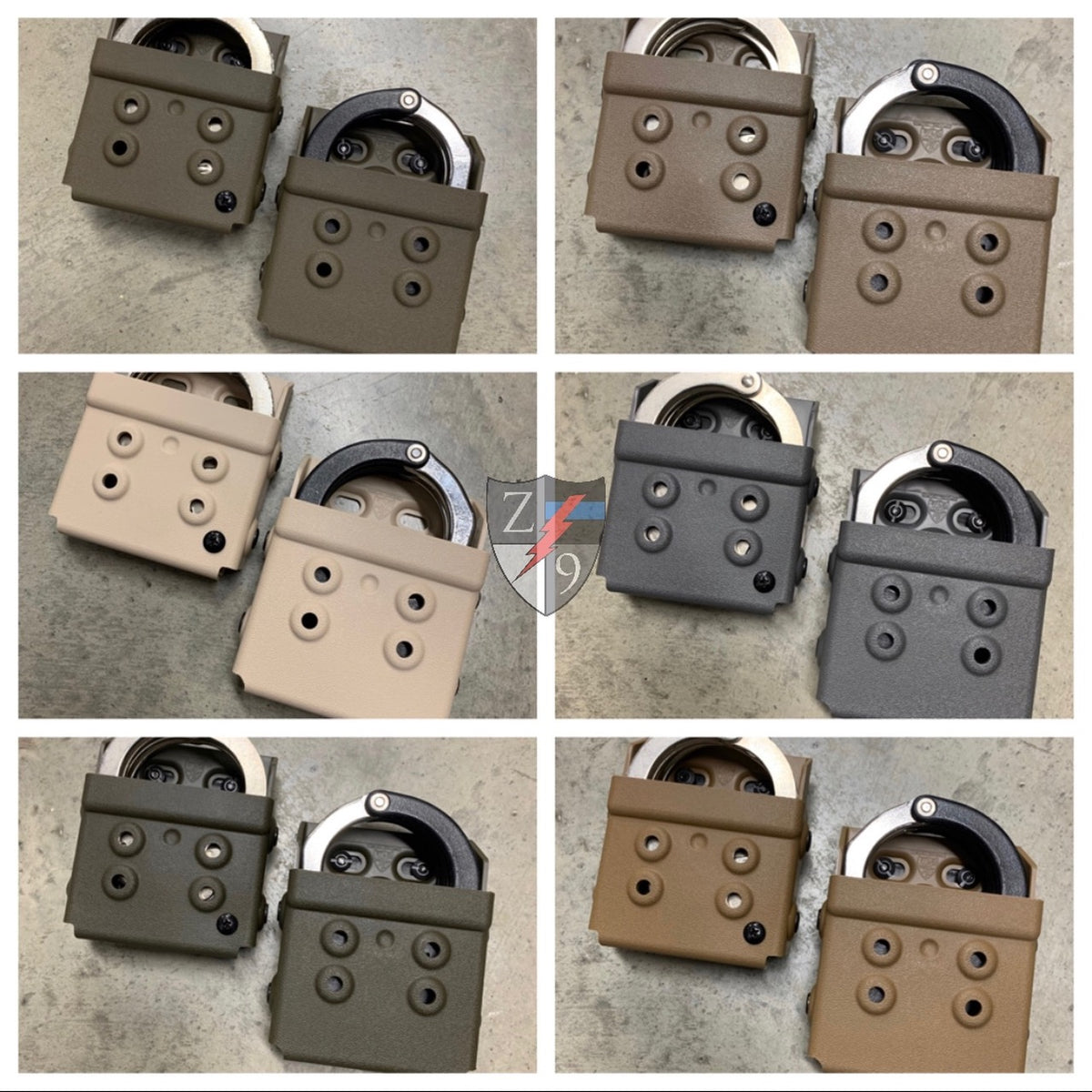 ZERO9 Case for ASP Handcuffs Colors