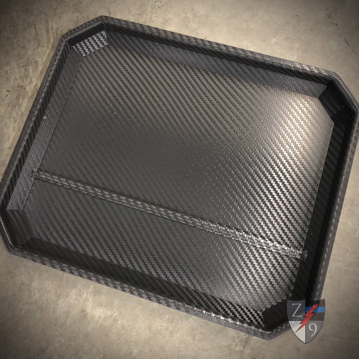 2 partition dump tray