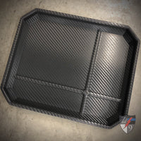 4 partition dump tray