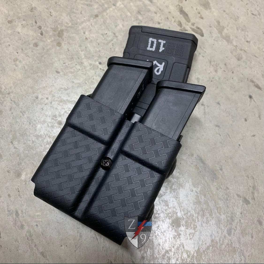 ZERO9 Traditional 9/40 Double Mag Case Basketweave