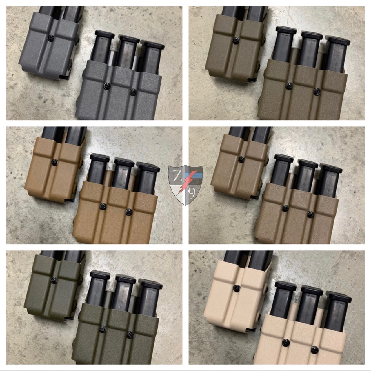 Duty Style Triple Mag Pouch 9/40 – Zero9 Holsters