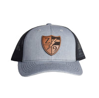 Z9 Shield Logo Leather Snapback