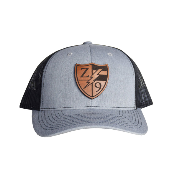 Z9 Shield Logo Leather Snapback