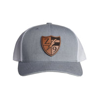 Z9 Shield Logo Leather Snapback